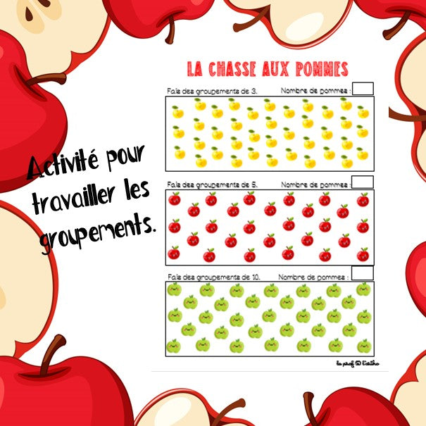 La chasse aux pommes