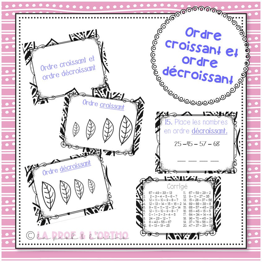 Croissant et décroissant