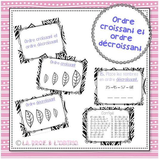 Croissant et décroissant