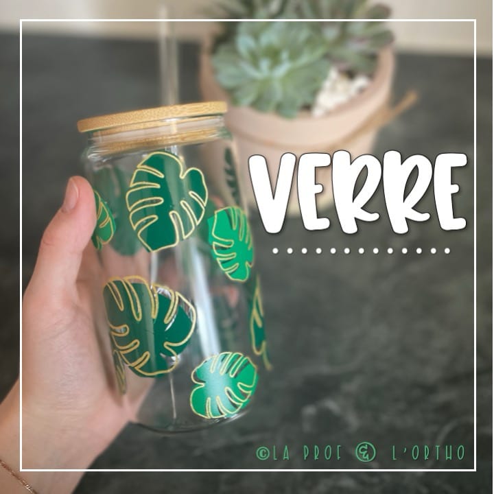 Verre monstera